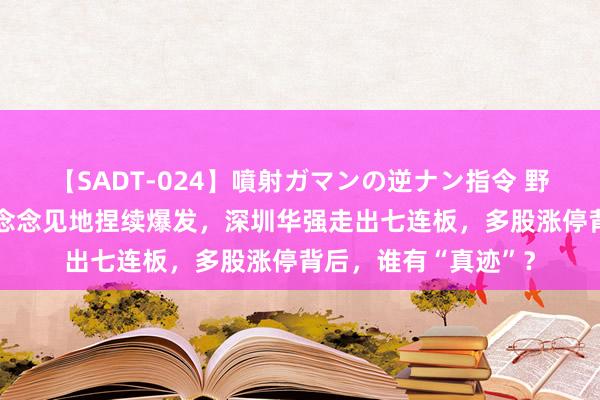 【SADT-024】噴射ガマンの逆ナン指令 野外浣腸悪戯 华为海念念见地捏续爆发，深圳华强走出七连板，多股涨停背后，谁有“真迹”？