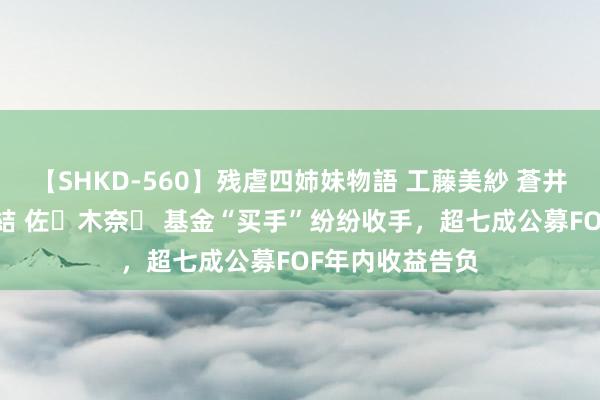 【SHKD-560】残虐四姉妹物語 工藤美紗 蒼井さくら 中谷美結 佐々木奈々 基金“买手”纷纷收手，超七成公募FOF年内收益告负