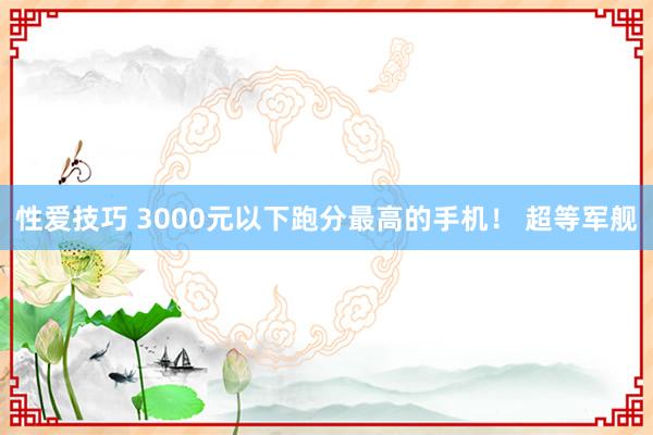 性爱技巧 3000元以下跑分最高的手机！ 超等军舰